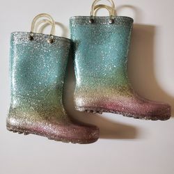 Toddler Girl Rain Boots, Size 9