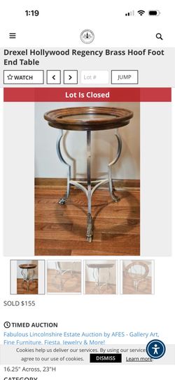 Drexel side drink table