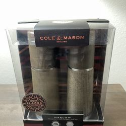 Target Cole + Mason "Marlow" Precision Salt Pepper Mill Set - New