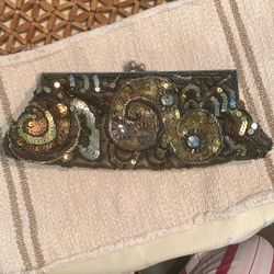 Romantic Evening Hand Embroidery Hand Purse