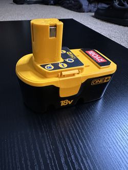 RYOBI 18v battery