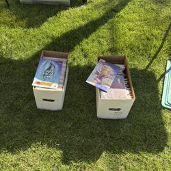 Two Boxes Of Comic Books 