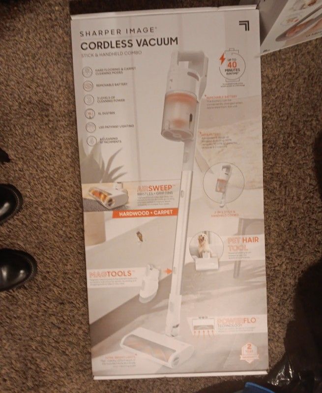 Sharper Image Cordless Vaccum NIB ( FACTORY SEALD)