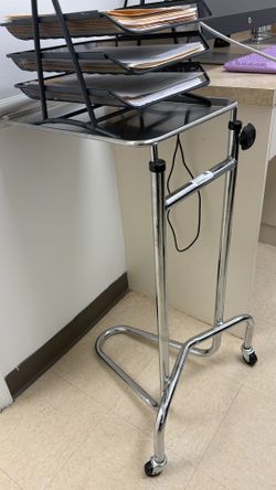 Rolling Medical Tray Table