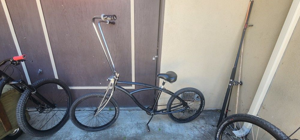 Cruiser With Ape Hanger Handle Bars