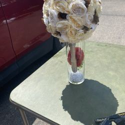 Bridal/Maid Of Honor  Jewel & Flower Bouquet 