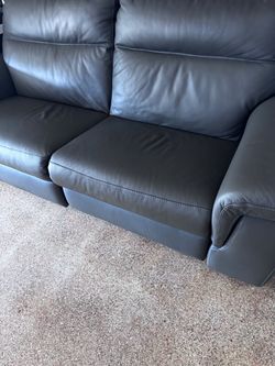 Italian leather sofa