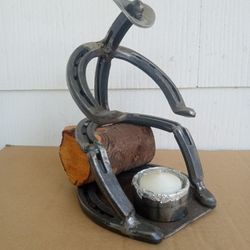 Cowboy Candle Holder