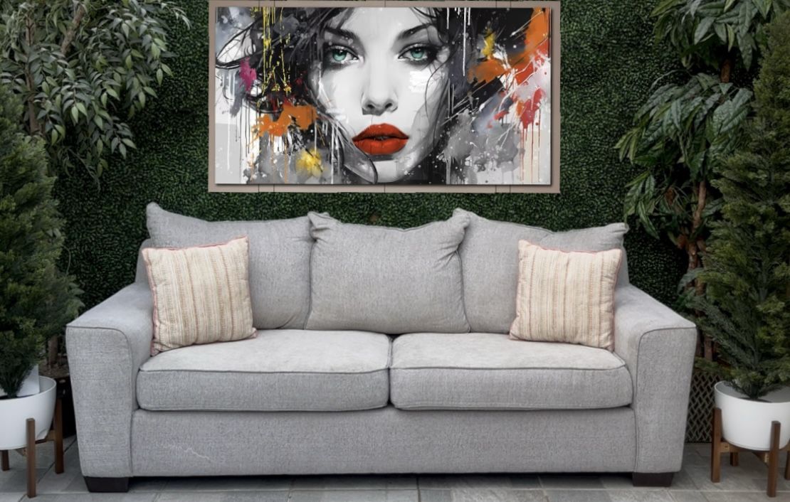 (Free Delivery 🚚) Gray United Furniture Couch