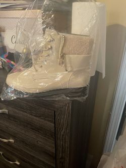 Brand New Winter White Boots