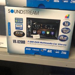 Soundstream Double Din With Bluetooth On Sale For 89.99