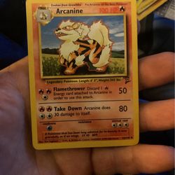 Arcanine Pokemon Card 100 HP