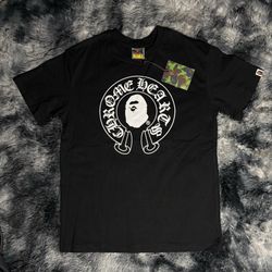 Bape X Chrome Heart Shirt (fits Small)