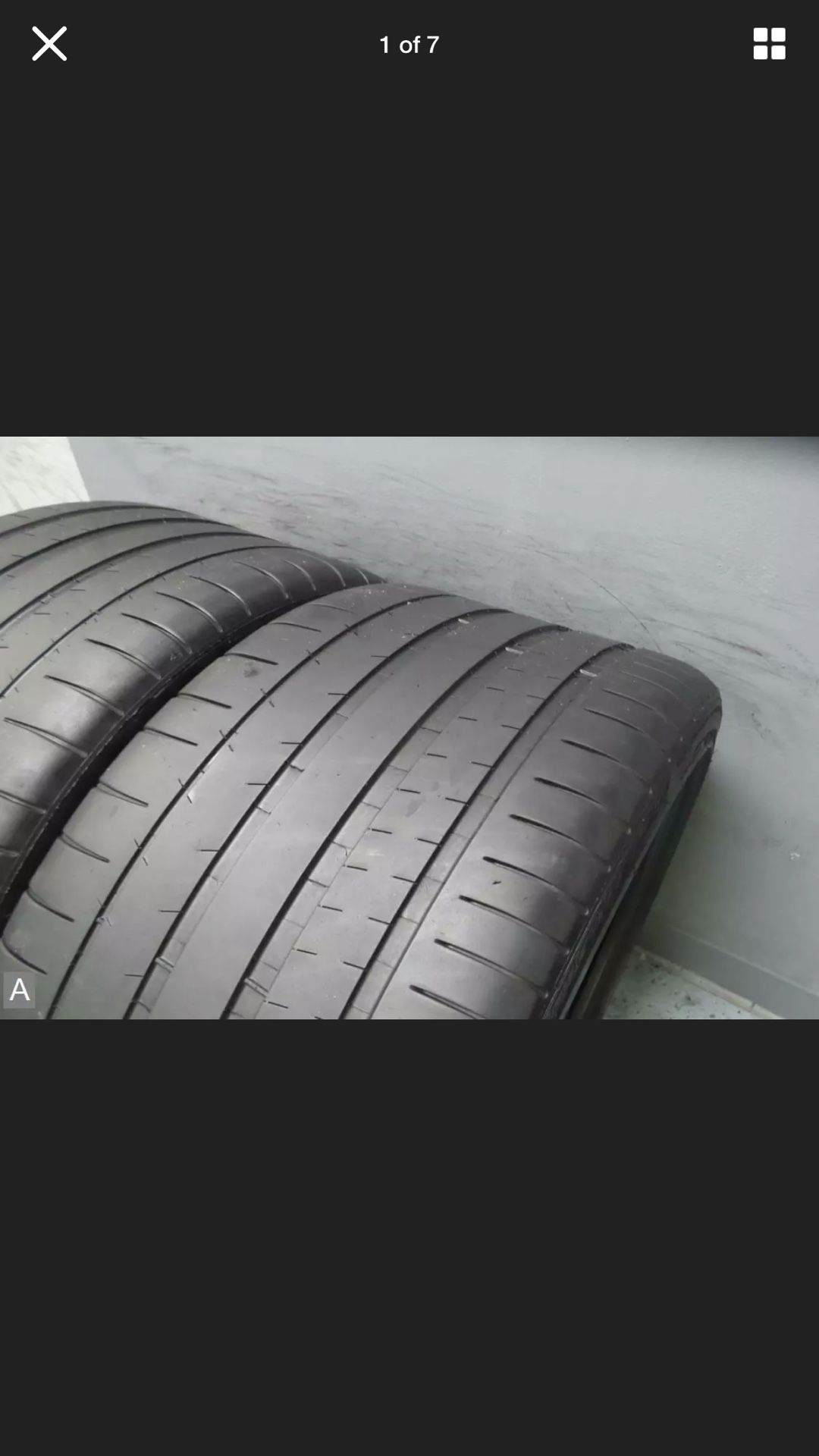 Pair 325 30 21 Michelin Pilot Super Sport with 60% Tread 5/32 108Y #7590