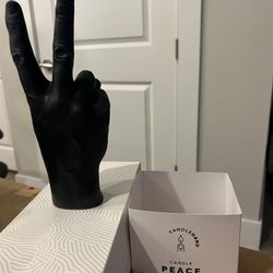 Candlehand Peace Candle