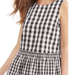Black And White Plaid Time And Tru Shirt