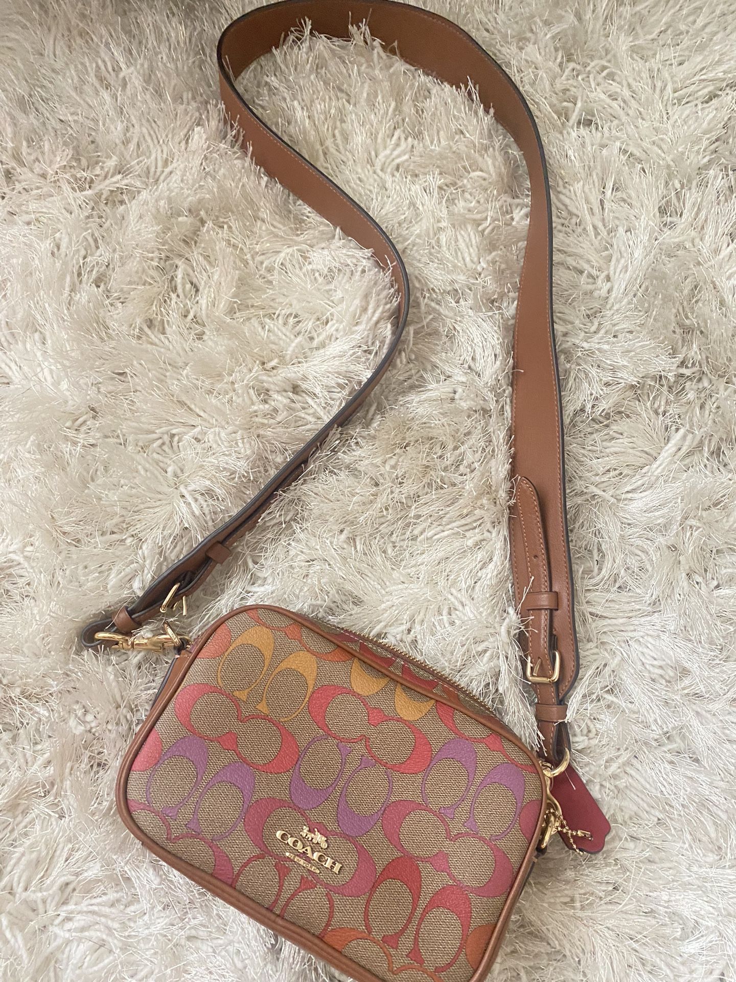 Brown  Crossbody Coach Bag