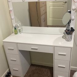 White Led Light Vanity