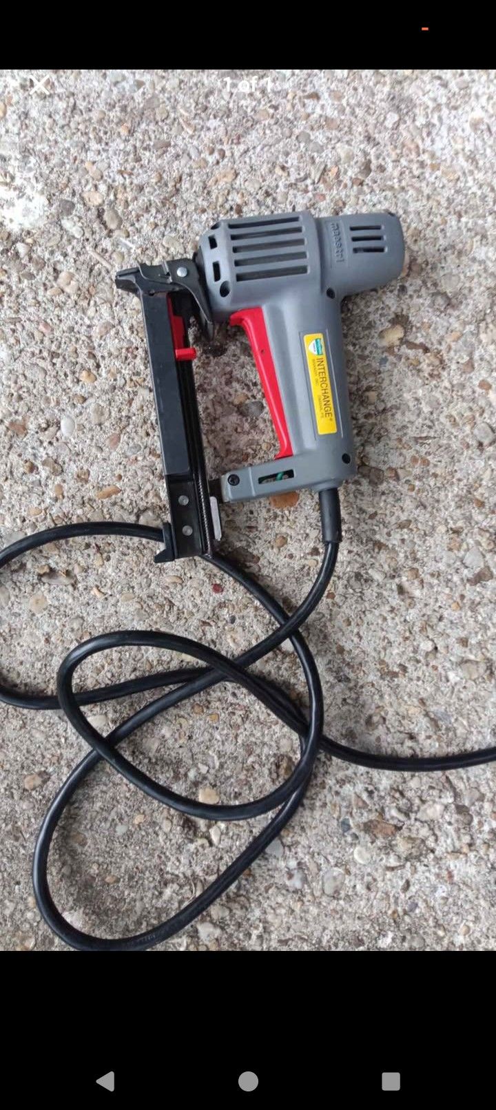 Maestri ME 3G Professional Electric Staple/Nail Gun