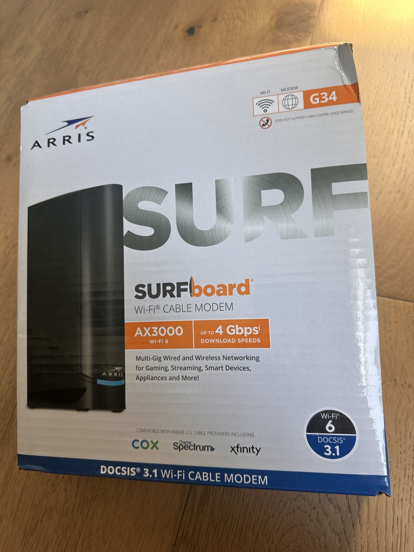 ARRIS Cable Modem & Wi-Fi 6 Router Combo