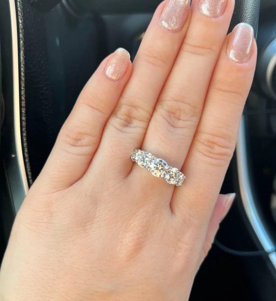 Moissanite Wedding Ring