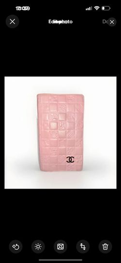 Pink Chanel Lambskin Wallet Leather