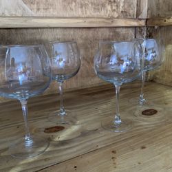 Princess House  Crystal Wine Glasses 