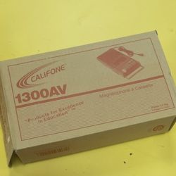 Califone 1300AV Cassette Recorder 