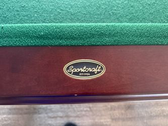 Sportcraft Pool Billiard Table 6’