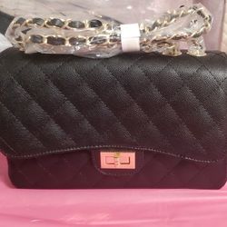 Vegan Medium Quilted Bag
