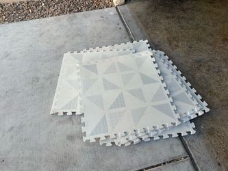 8 Interlocking Foam Floor Mats – $10