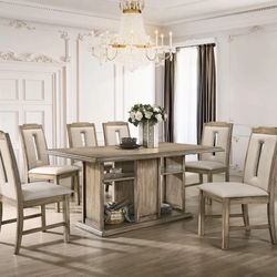 White Oak Dining Set