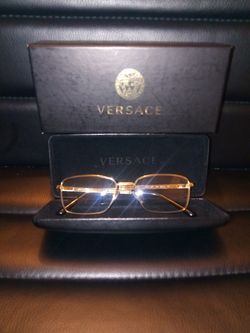 Versace All Gold Glasses(No Prescription)