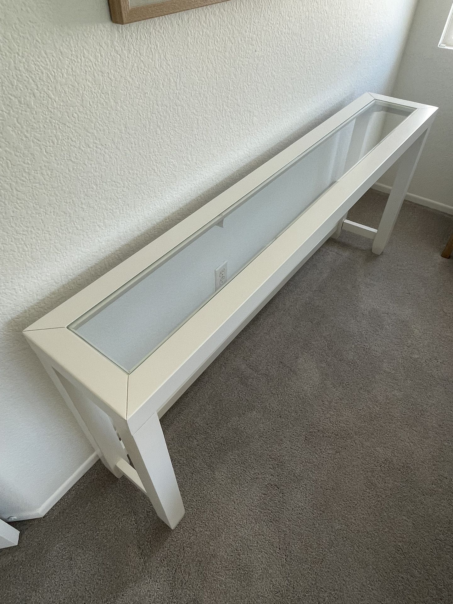 White Console Table