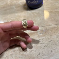 Authentic 10K Gold Nugget Ring – Real Gold – 3g