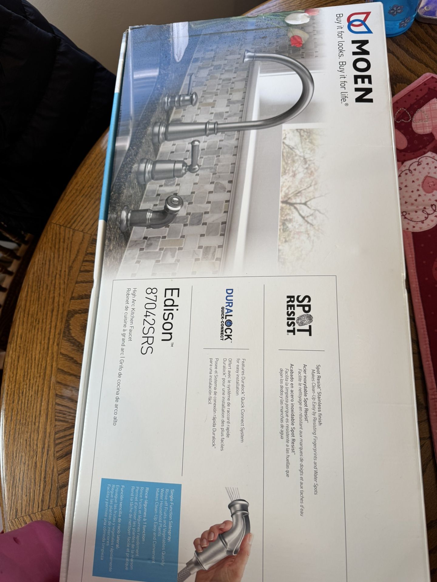 Moen Edison One-Handle High Arc Kitchen Faucet