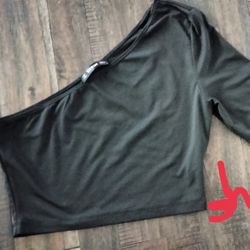 Ladies size small Shein one sleeve top