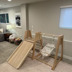 Indoor Toddler Swing And Slide