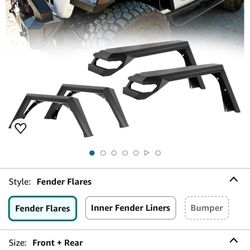 Brand New In box Jeep wrangler Fender Flares