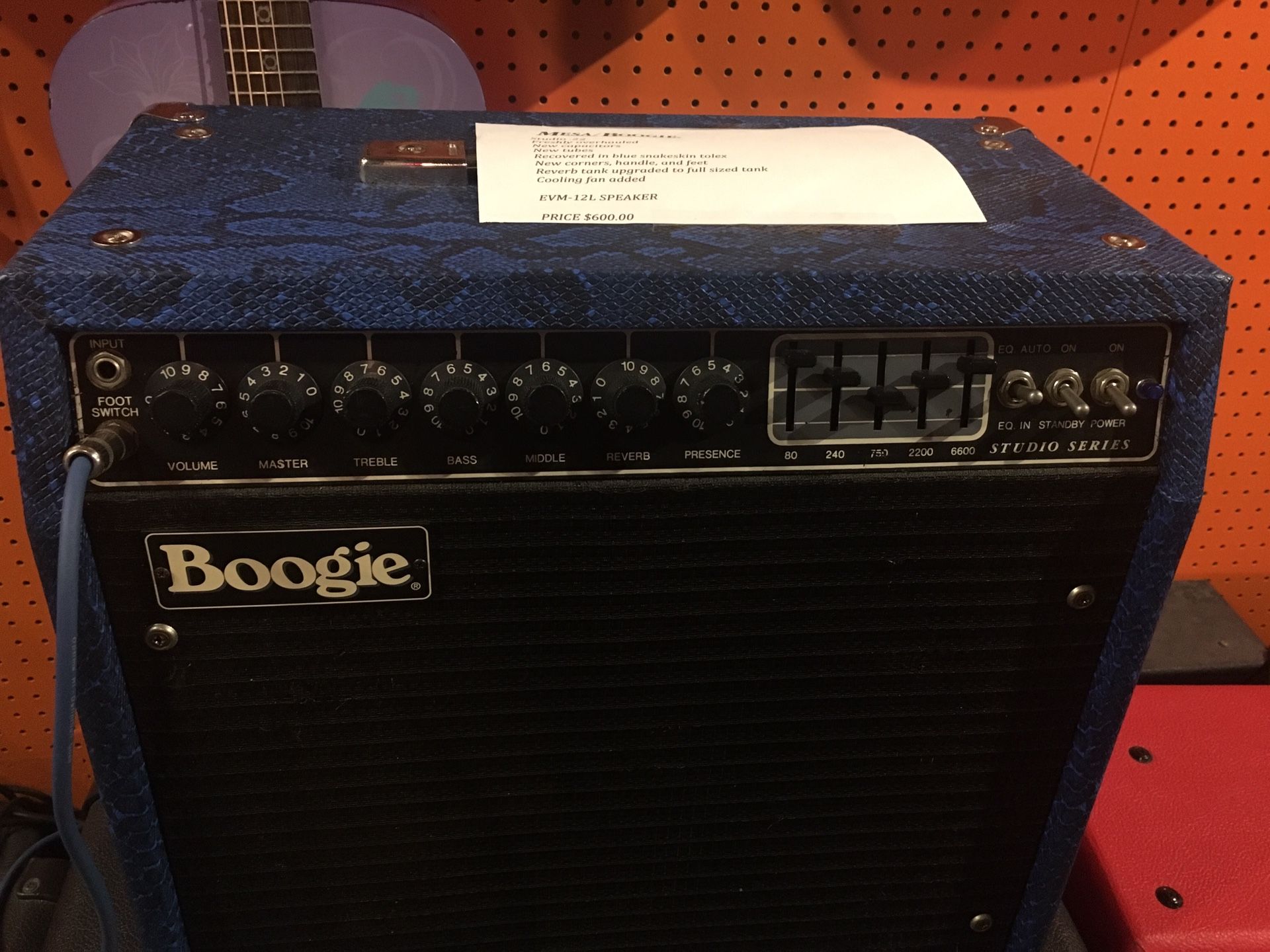 Mesa Boogie Studio 22 Snakeskin Blue
