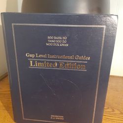 Soo Bahk Do Tang Soo Do Moo Duk Kwan Gup Level Instructional Guides Limited Edition 1994  # 386 Of 1000