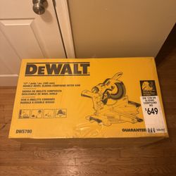 Dewalt 12” Double  Bevel Sliding Compound Miter Saw 