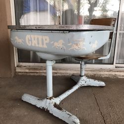 Old School  Antique School Desk 