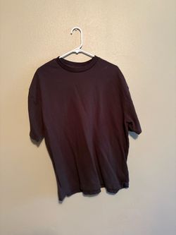 Dark Burgundy Crew Neck Heavyweight T-Shirt