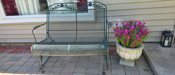 Cast iron bench
