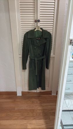Vintage Suede Trench Coat