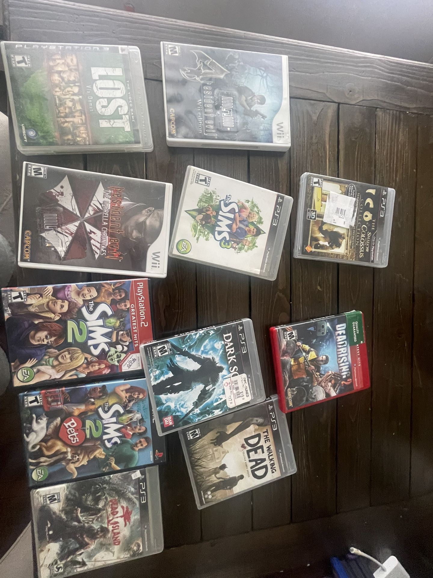 Sims + Horror Game Bundle (13 Games – PS2, PS3, Wii) – $70