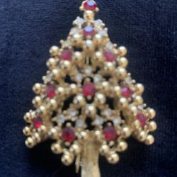 Eisenberg Christmas Tree Brooch-Rare Find