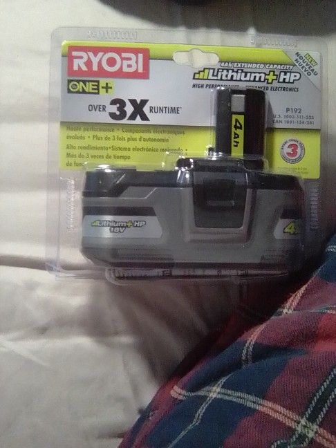 Ryobi batteries new in pack 