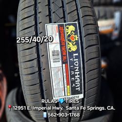 255/40/20 LIONHART TIRES ¤Brand new tires / Llantas nuevas ¤